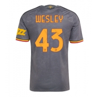 Camiseta AS Roma Wesley Franca #43 Tercera Equipación Replica 2026-27 mangas cortas